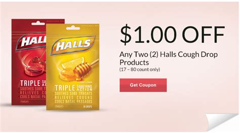Halls Cough Drops Coupons Printable Types