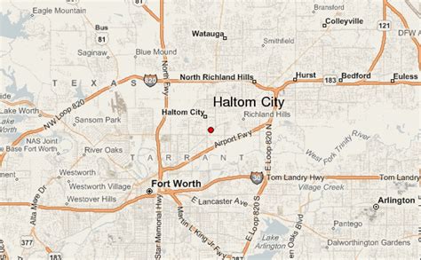 MyTopo Haltom City, Texas USGS Quad Topo Map
