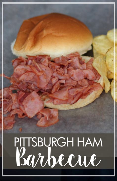 South Your Mouth Barbequed Ham Sandwiches {Crock Pot}