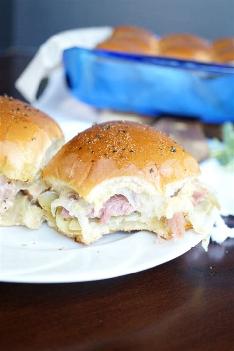 Ham and Cheese Panini Sliders
