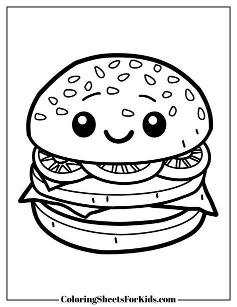 Hamburger Color Page