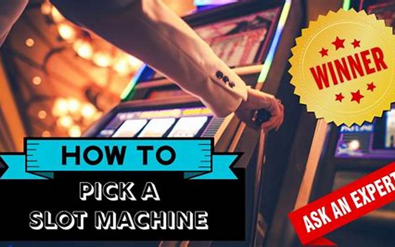 Hand Picking A Slot Machine