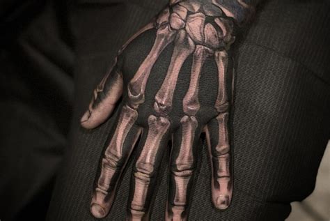 Hand Bone Tattoo