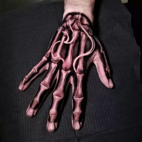Hand Bones Tattoo