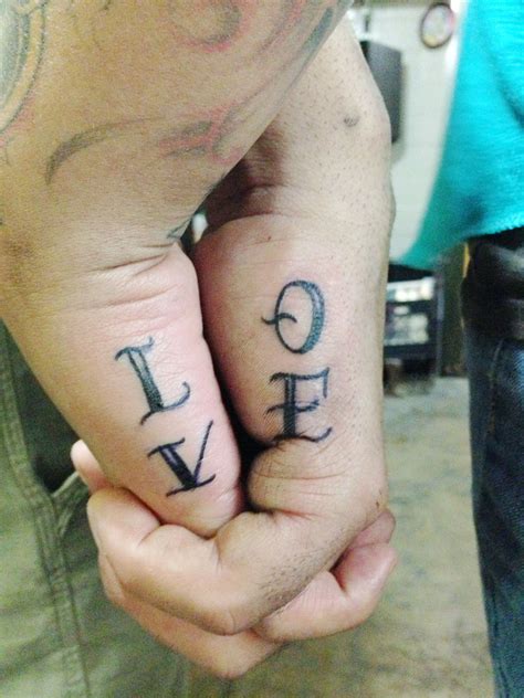 Hand Couple Tattoos Love