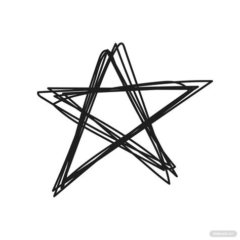 Unleash Your Creativity with Hand-Drawn Star SVG: Bring a Touch of Artistry to Your Projects!