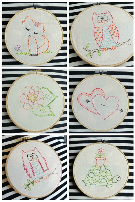 Hand Embroidery Patterns For Children