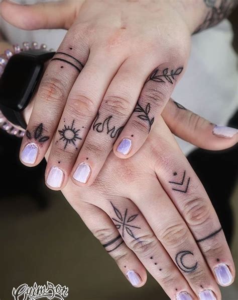 Hand Finger Tattoo