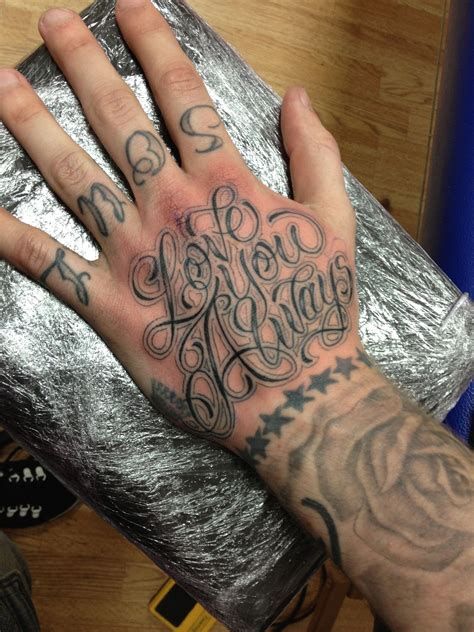 Hand Letter Tattoo