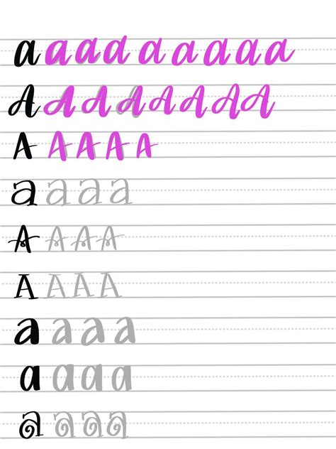Hand Lettering Alphabet Worksheets