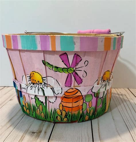 Hand Painted Easter Baskets