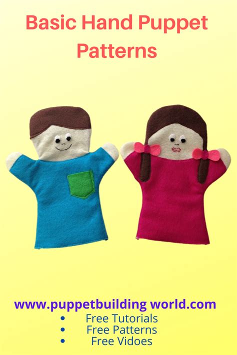 Hand Puppet Patterns
