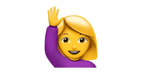 Hand Raised Emoji