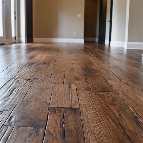 Hand Scraped Hickory Flooring for Timeless Rustic Charm