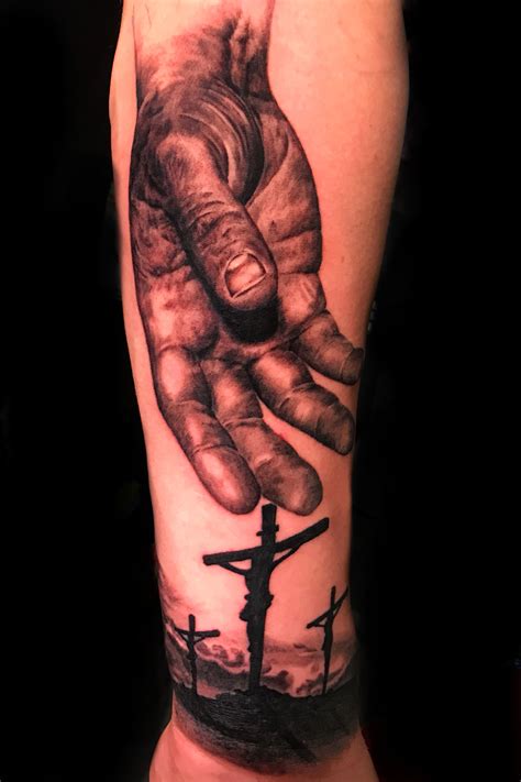 Hand Tattoo Jesus