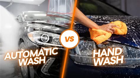 Hand Washing vs. Automatic Car Wash