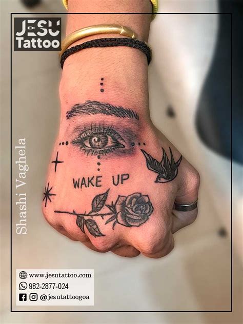 Hand With Eye Tattoo
