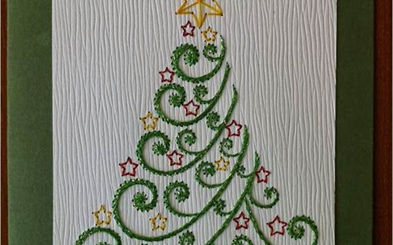 Hand-Embroidered Christmas Cards