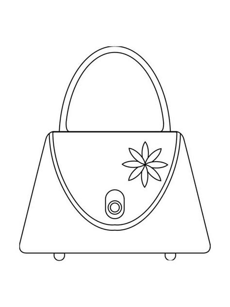 Handbag Coloring Pages