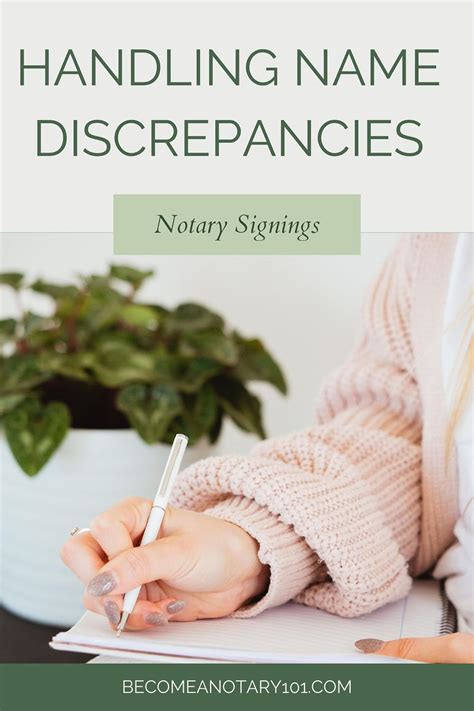 Handling Name Discrepancies