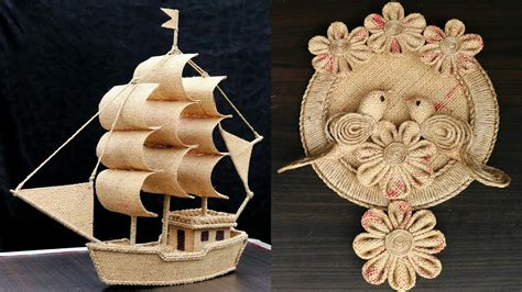 Handmade Crafts Using Waste Materials