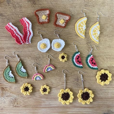 Handmade Crochet Earrings