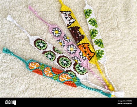 Handmade Embroidery Thread Bracelets