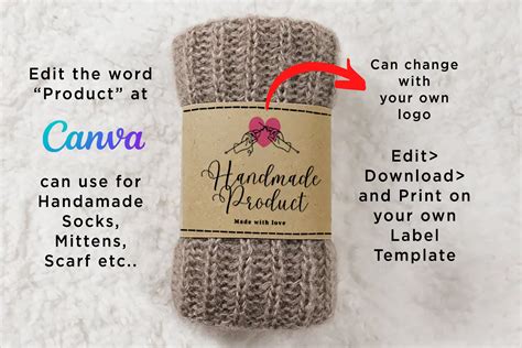 Handmade Labels For Crochet
