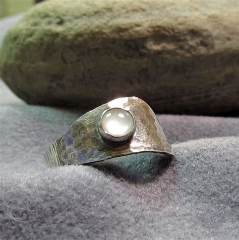 Handmade Silver Ring close up