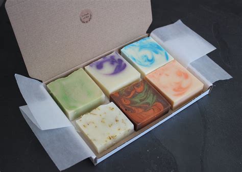 Handmade soap selection
