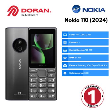 Handphone Nokia Jadul... Handphone Nokia 110... Barang Baru... Tersegel...