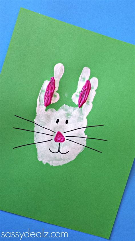 Handprint Easter Bunny