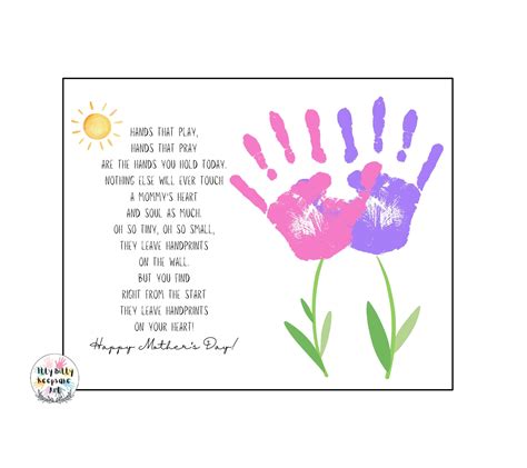 Handprint Poem Card