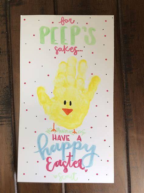 Handprints For Easter