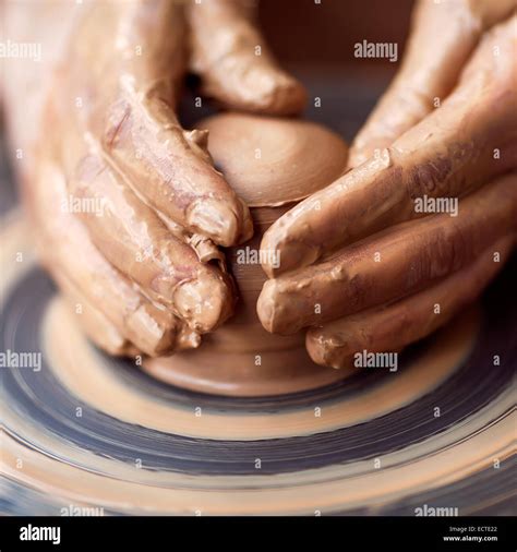 Hands On Pottery Wheel