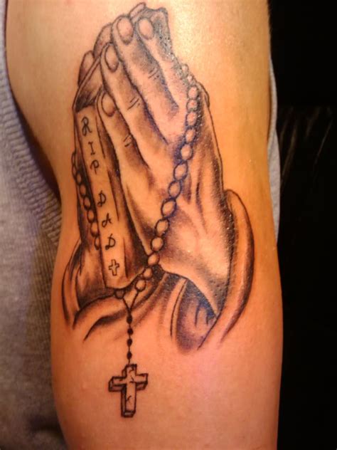 Hands Praying Tattoo Designs