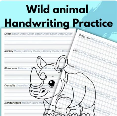 Handwriting Vocabulary Worksheet