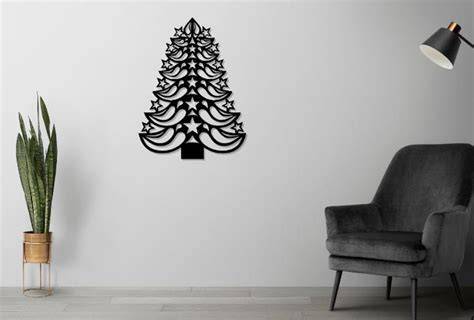 Hanging Christmas Tree - SVG DXF PNG PDF JPG