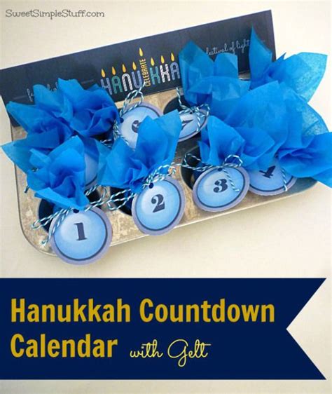 Hanukkah Countdown Calendar