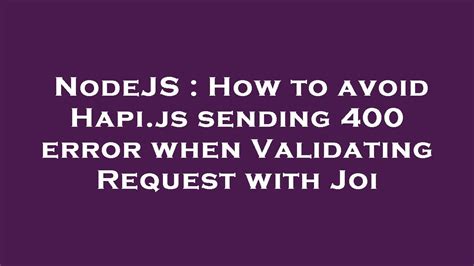 Hapi.js Server - "Debug: request, error, close" Messages but GET Method Works Fine