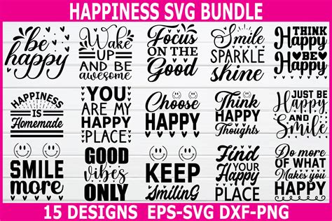 Unleash Joyful Vibes with our Happy-go-lucky Happiness SVG Collection!