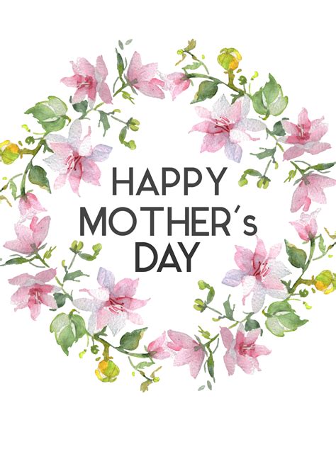 Happy Mother's Day Free Printables