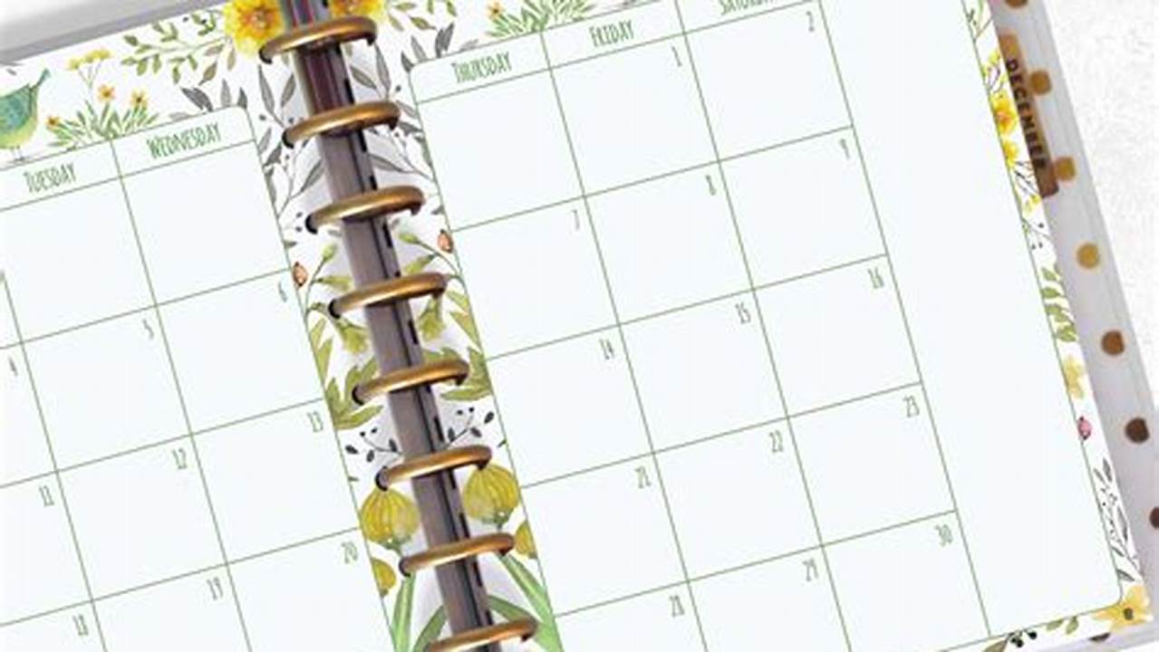 Happy Planner Calendar Refills 2025