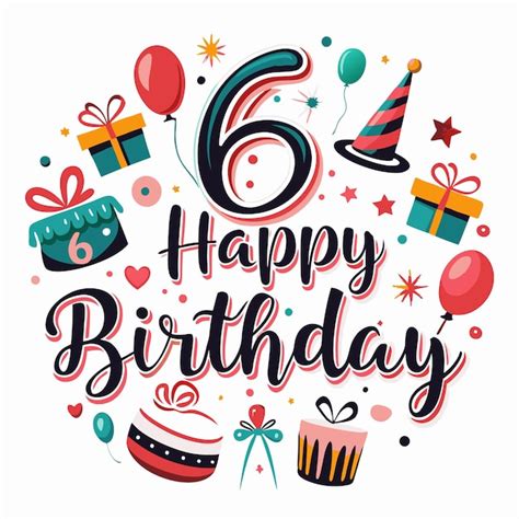 Happy 6th Birthday Image