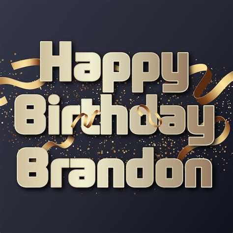 Happy Birthday Brandon Image