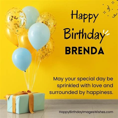 Happy Birthday Brenda Image