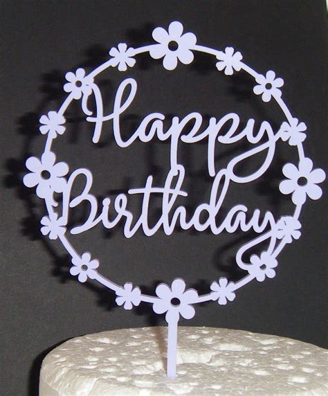 Download Happy Birthday Cake Topper Crafts
