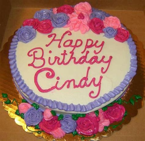 Happy Birthday Cindy Image