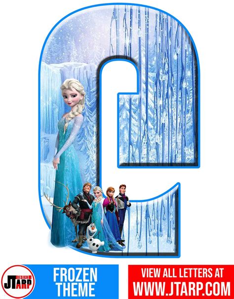 Happy Birthday Frozen Letters Printable