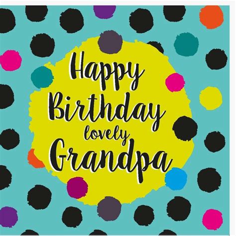 Happy Birthday Grandpa Printable